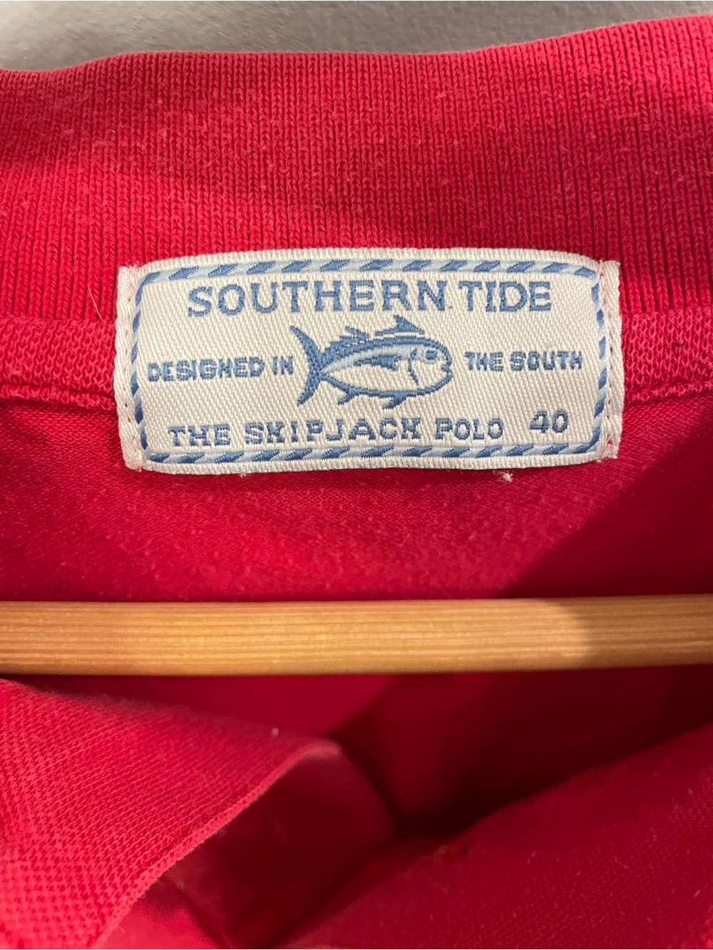 Southern Tide Skipjack Polo in Red